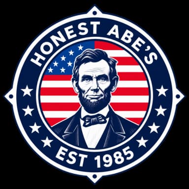 A Honest Abe's logo